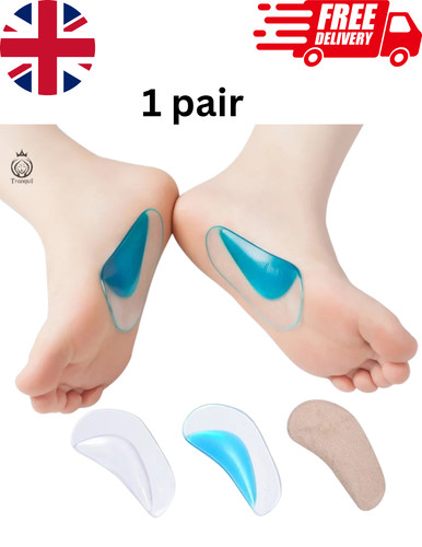 Gel arch support insoles - gel,