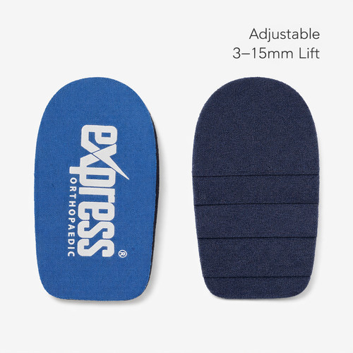 Heel lift insoles 15mm - heel, 3-15mm